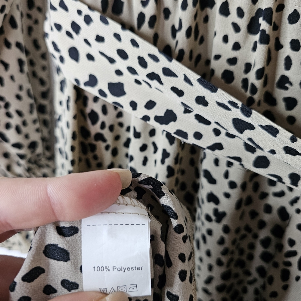 C+D+M Animal Print Dress Sz M - Picture 9 of 10